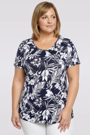 Bluzka fioletowe kwiaty