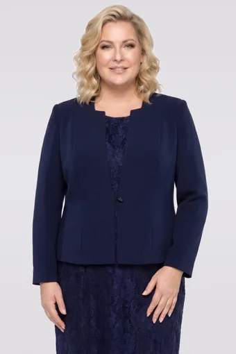 Ciemnofioletowy żakiet