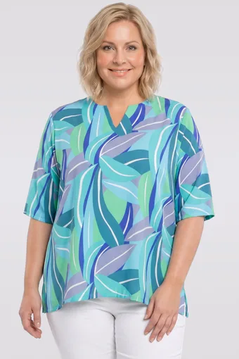 Bluzka pomarańczowe kwiaty